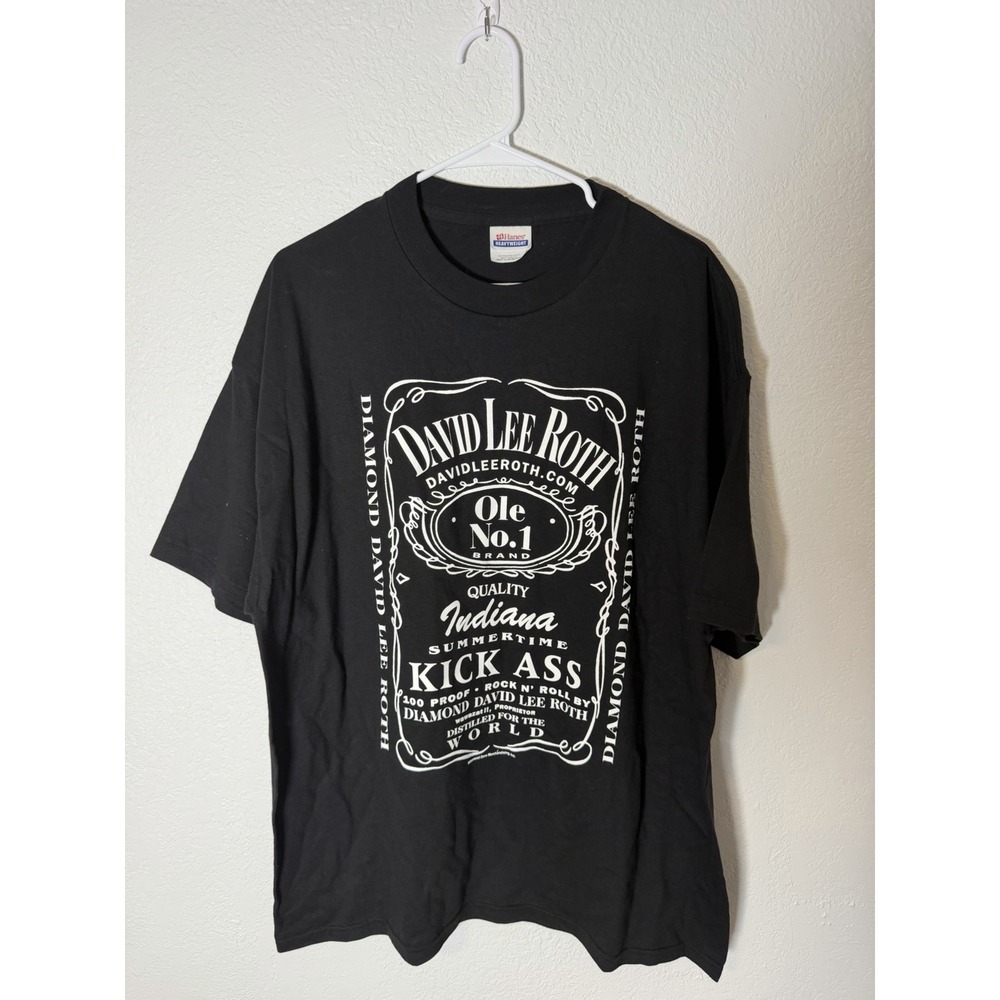 2005 David Lee Roth (Jack Daniels) Shirt Size XL Authentic Concert T *Rare*